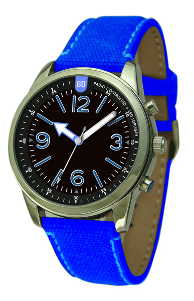 Military Radio Controlled Super Light LED Watch